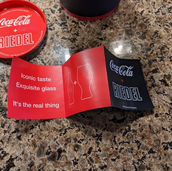 Riedel Crystal Special Edition Coca Cola Glass NIB 2013 Collectible Germany - Picture 8 of 12